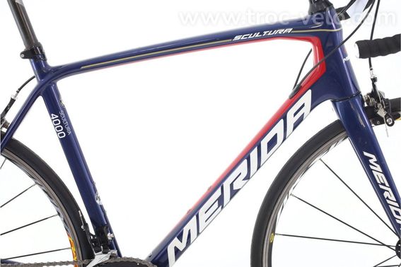 Produit Reconditionne    Merida Scultura 4000    Bleu   Velo De Route   Tres Bon Etat - 2