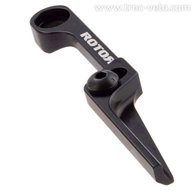 GUIDE-CHAÎNE ALUMINIUM ROTOR POUR DÉRAILLEUR AVANT BRAZE-ON, NOIR (BLACK) - 1