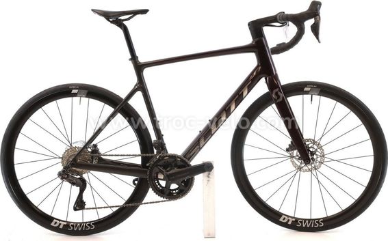 Produit Reconditionne Scott Addict Se Di2 12v Violet Velo De Route Tres Bon Etat