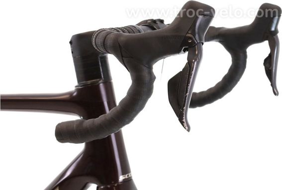 Produit Reconditionne Scott Addict Se Di2 12v Violet Velo De Route Tres Bon Etat - 6