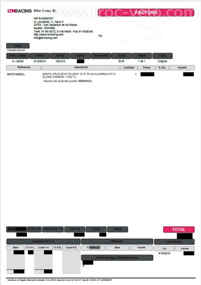 santa cruz tallboy cs27 black 2018 - Facture LTM Racing - 6