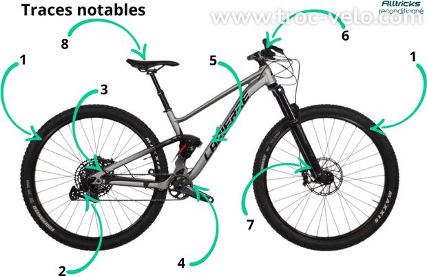 Produit Reconditionné - Lapierre Zesty TR 5.9 Sram GX Eagle 12V Gris 29' 2023 - 2