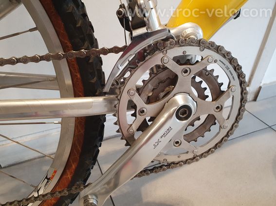 VTT Vintage de collection : TREK OCLV Y33 modèle 1996 -taille M/L - équipé SHIMANO XTR - Roues MAVIC - 2