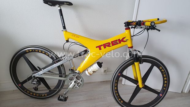 VTT Vintage TREK OCLV Y33 Taille L equipe SHIMANO XTR Roues MAVIC