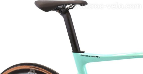 Produit Reconditionne    Bianchi Specialissima Comp Di2 12v    Bleu   Velo De Route   Tres Bon Etat - 8