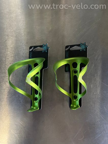 Lot Supacaz Fly Cage Alu Néon Vert