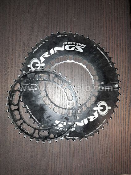 Plateau Extérieur 11/12V ROTOR Q-RINGS 110mm Plateau Extérieur 11/12V ROTOR Q-RINGS 110mm