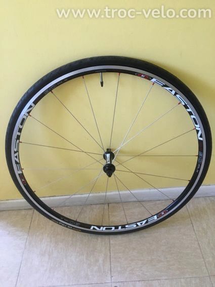 Roue avant Easton EA90SLX comme neuve prete à rouler - 2