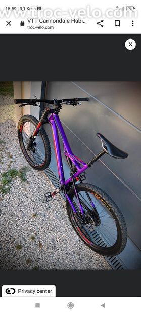 VTT Cannondale habit carbon se  - 3