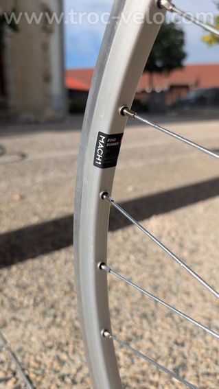 Jante vélo de route alu à patin Mach 1 - 2