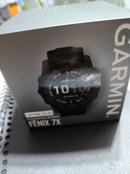 Garmin Fenix 7X Sapphire Solar + 3 Bracelet 51mm + Station Charge - 3