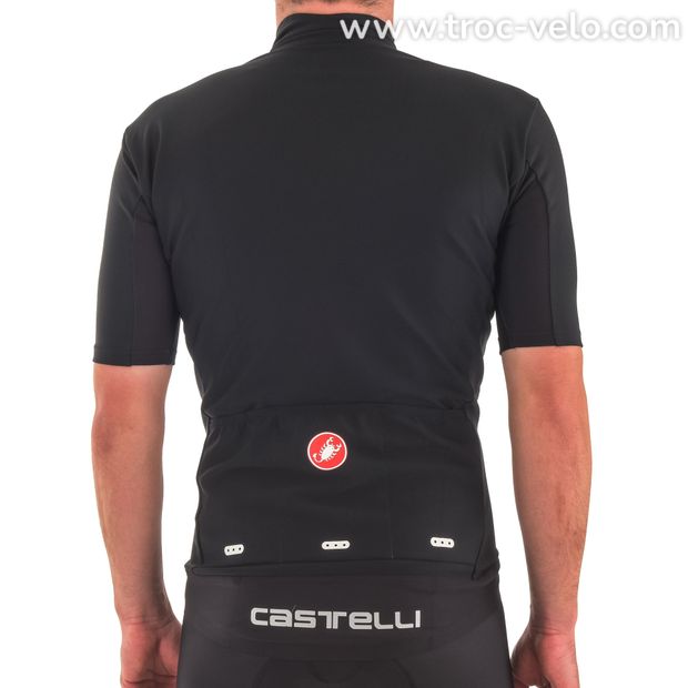 Maillot CASTELLI GABBA 3 Manches Courtes Noir Logo CASTELLI  - 3