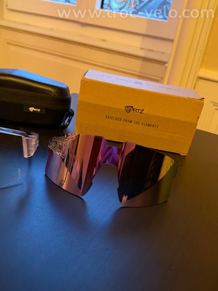 Lunettes Spatzwear Shield Lite Glasses Translucent Pink - 5
