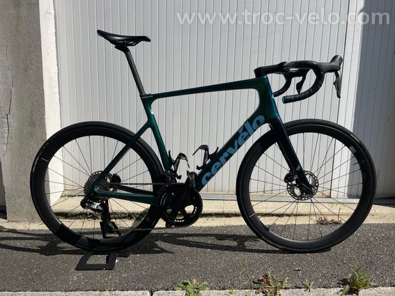 Vélo de route Cervélo Caledonia-5 Ultegra DI2 - 12V Vert oasis - 2