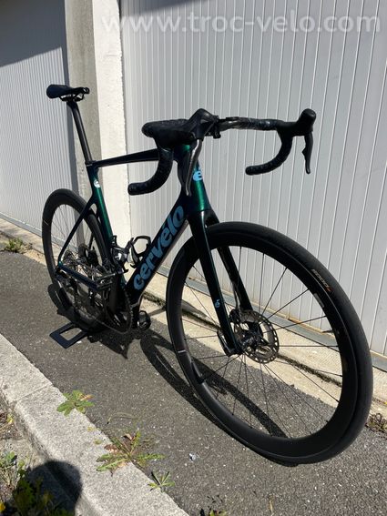 Vélo de route Cervélo Caledonia-5 Ultegra DI2 - 12V Vert oasis - 3