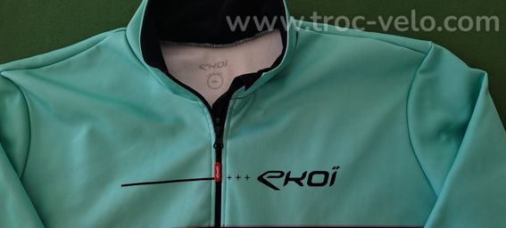 Veste hiver Ekoi - vert céleste - 4