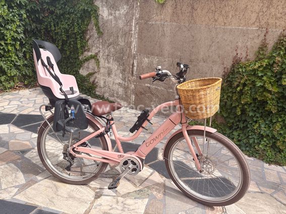 VTC électrique ELECTRA Townie Go! 5i EQ Step-Thru Rose