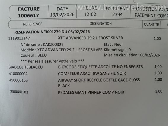 vtt 29 pouces giant carbone - 7