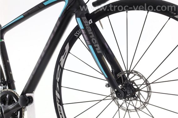 Produit Reconditionne Bianchi Intenso Noir Velo De Route Bon Etat - 5
