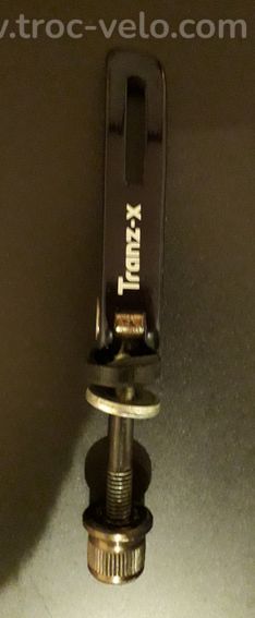 Collier serrage tige de selle Vtt Bmx ville Tranz-x noir en Tbé