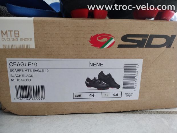 SIDI MTB taille 44 NERO cyclocross - 1