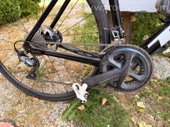 Vélo route Trek Emonda SL 6 Disc noir rouge 2022 Taille 54 - 6