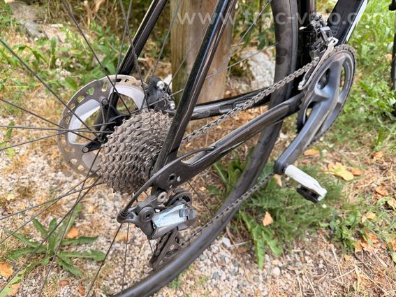 Vélo route Trek Emonda SL 6 Disc noir rouge 2022 Taille 54 - 7