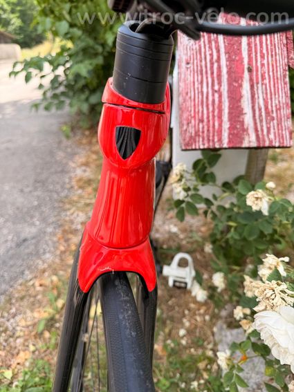 Vélo route Trek Emonda SL 6 Disc noir rouge 2022 Taille 54 - 10