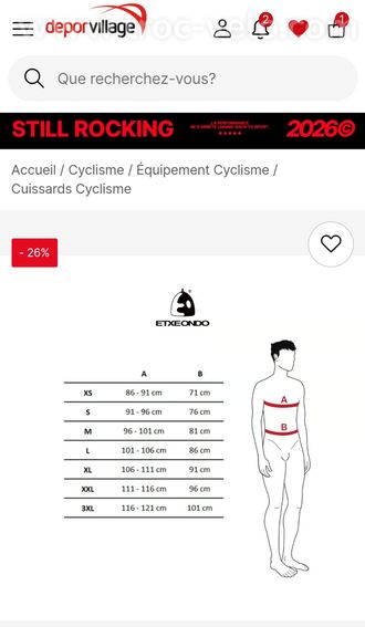 Cuissard Etxeondo team Cofidis team 2026 - 4