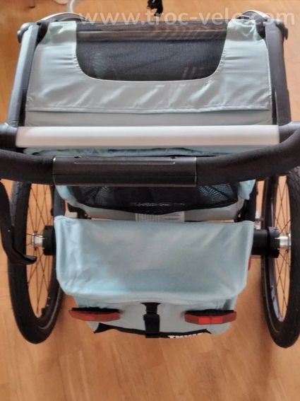 Remorque à vélo pour enfants Thule Chariot Cross 1 Alaska complète avec accessoires - 2