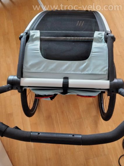 Remorque à vélo pour enfants Thule Chariot Cross 1 Alaska complète avec accessoires - 3