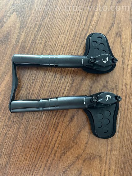 Prolongateurs triathlon Deda Metal Blast – Aluminium Noir – Comme neuf - 2