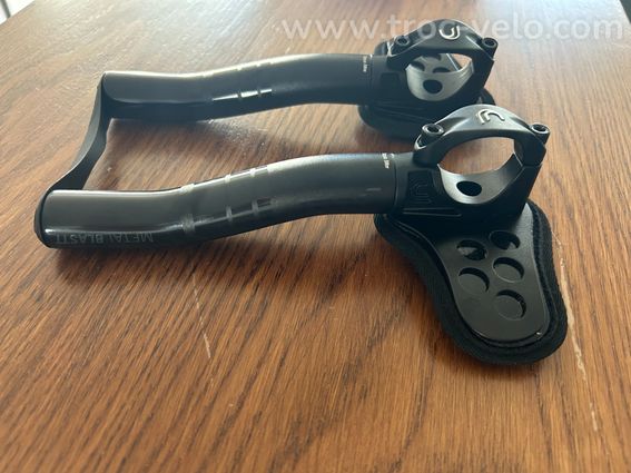 Prolongateurs triathlon Deda Metal Blast – Aluminium Noir – Comme neuf - 3