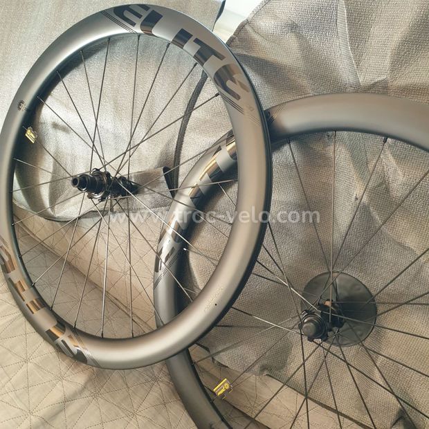 Ceramic ! Elitewheels pro disc paire carbone neuve en 38 ou 50 ou 55mm pneu chambre ou tubeless  - 1