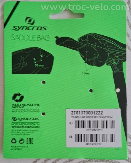 sacoche de selle Syncros 300 ml - 4