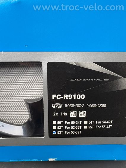 Plateau Shimano dura ace r9100 53 54 56 58neuf - 2