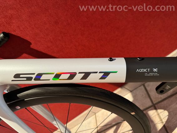 SCOTT ADDICT RC PRO Blanc Cumulus / Noir Carbone neuf taille M - 3
