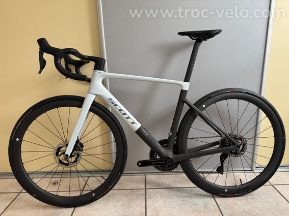 SCOTT ADDICT RC PRO Blanc Cumulus / Noir Carbone neuf taille M - 8