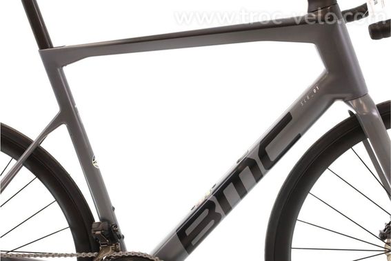 Produit Reconditionne    Bmc Teammachine Slr 01 Five Di2 12v    Gris   Velo De Route   Tres Bon Etat - 2
