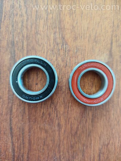 Lot de 7 roulements à contacts obliques ENDURO BEARINGS (quasi neufs) - 3