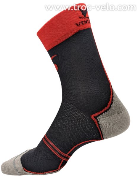 NEUF - Lot de 4 paires de chaussettes Cyclisme/Running/VTT/Triathlon - Taille 35-36-37-38 - VENTURA SOCKS (Fabriquée en France) - 10