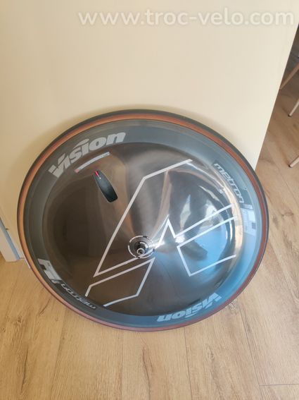 Roue lenticulaire vision metron disc sl + roue swiss side hadron2 800 - 2