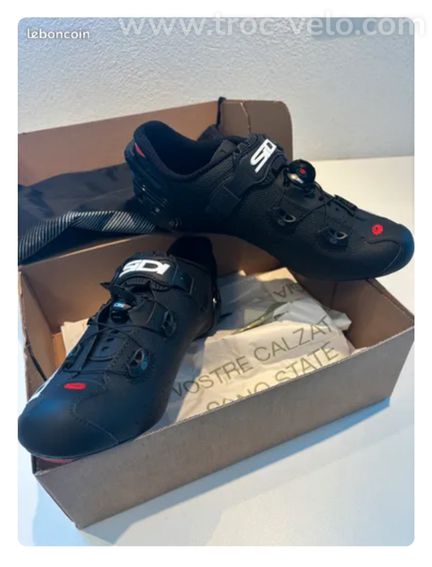 Chaussures de vélo de route Sidi Scarpe Wire 2 Matt Carbon neuve - 3
