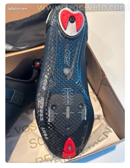Chaussures de vélo de route Sidi Scarpe Wire 2 Matt Carbon neuve - 6