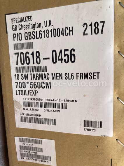 Specialized S-Works SL6 Cadre