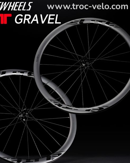 👍 dispo ELITEWHEELS GRAVEL , paire carbone disc en 35 ou 45mm sur largeur 32mm 🤩 (chambre ou tubeless ) - 1