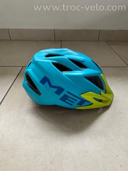 casque MET Bleu - 3