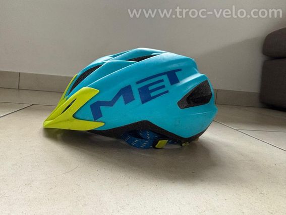 casque MET Bleu - 6