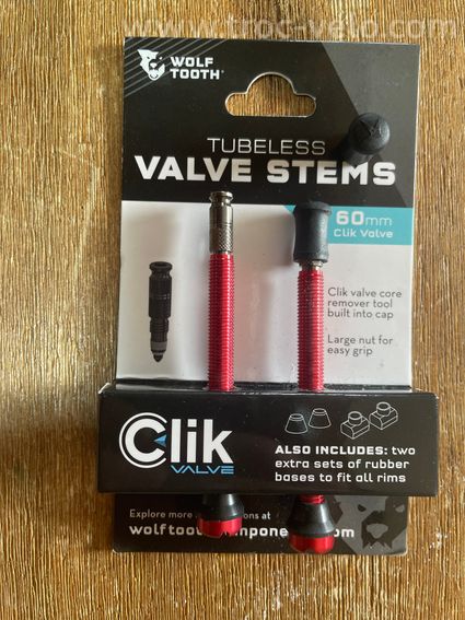 Valves tubeless Wolftooth 60mm