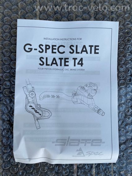Kit frein avant 4 pistons TRP Slate T4 neuf - 4